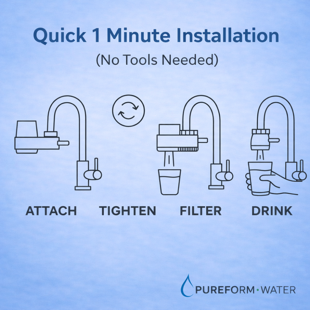Pureform Water Tap Filter